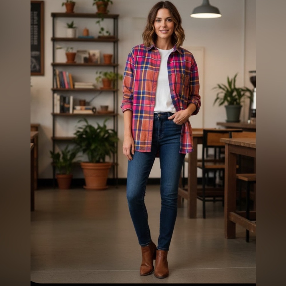 Multicolor Plaid Shirt